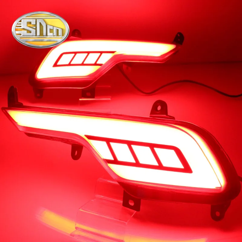 

SNCN Multi-function LED Reflector Rear Fog Lamp Bumper Light Brake Light Turn Signal Light For Hyundai Santa Fe IX45 2016 2017