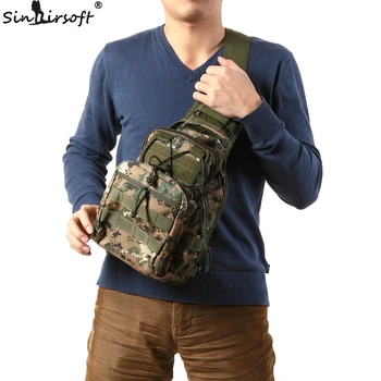 

Outdoor 3P Utility Military Tactical Duffle Waist Bags Hiking Messenger canvas chest pack Tactical Molle Assault