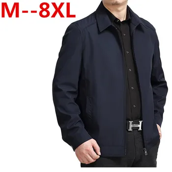 

plus 10XL 8XL 6XL 5XL 4xl 2018 New arrival autumn jacket coat men brand-clothing blue jacket male top quality casual sportwear