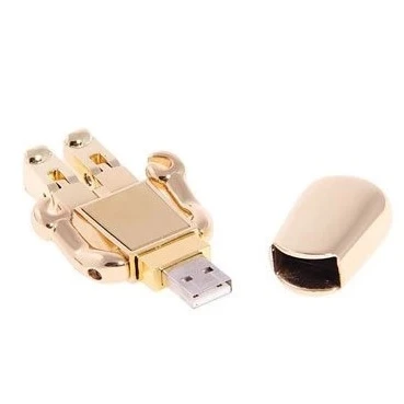 Высокая скорость 16 ГБ 32 64 Usb флэш накопитель 3 0 Металлический Робот Pendrive 512 карта