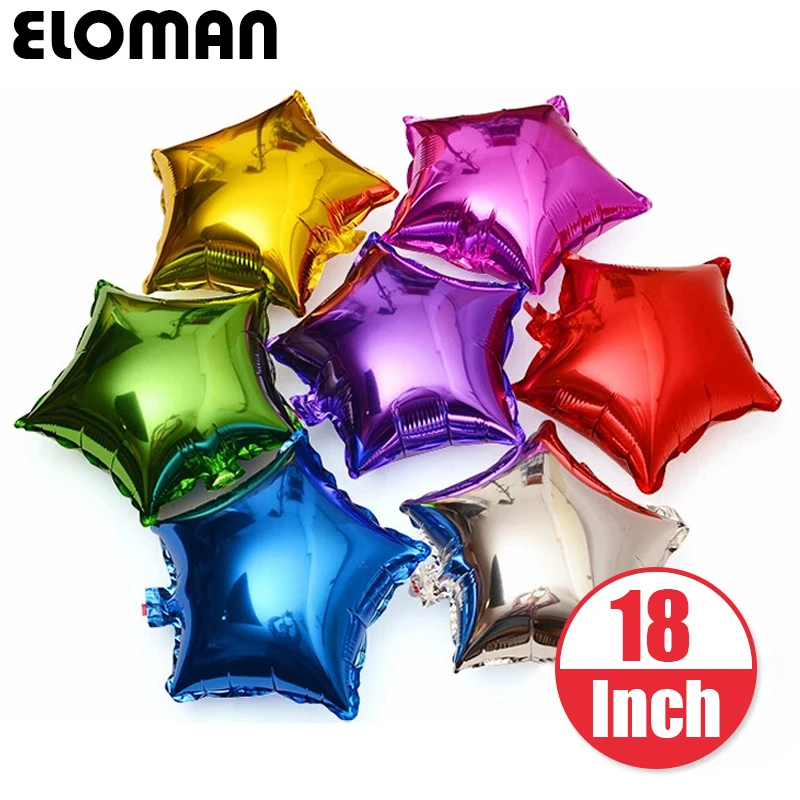 Декорации для детского душа ELOMAN 10 шт./лот 18 дюймов вечерние шары из фольги со