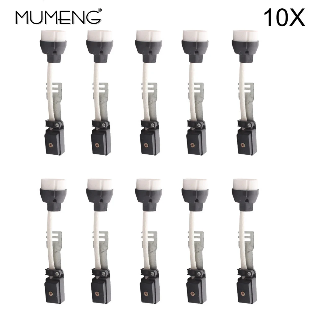 

10pcs/lot gu10 socket base Connector Ceramic Holder Lamp wiring for GU10 Base Halogen Socket or GU10 led bulb