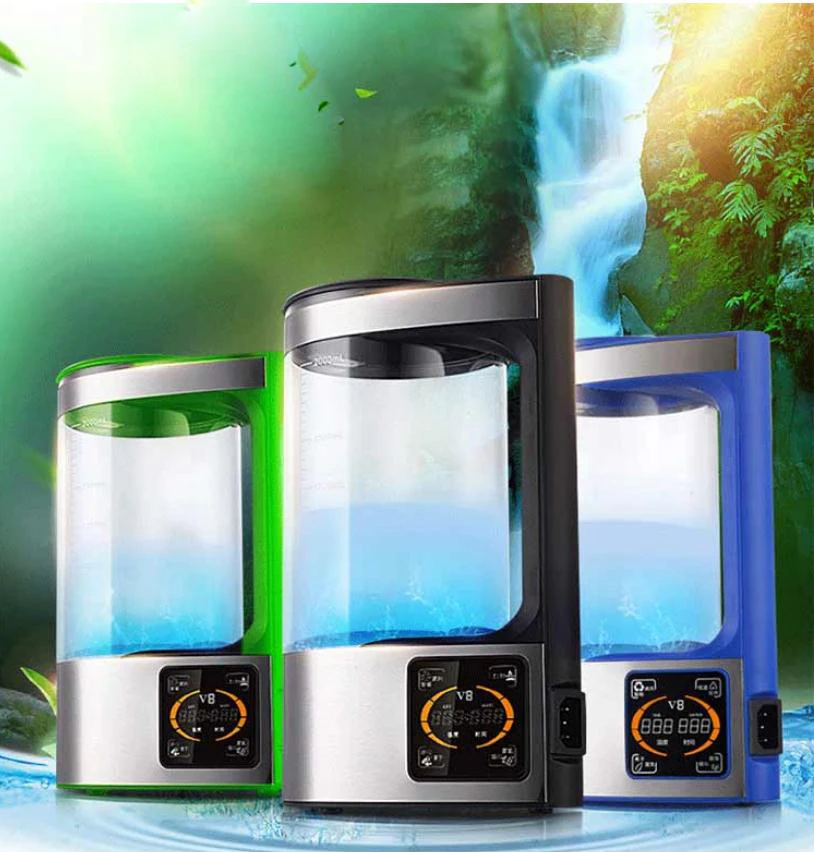 2L Rich Hydrogen Water Bottle Alkaline Water Ionizer Machine Water