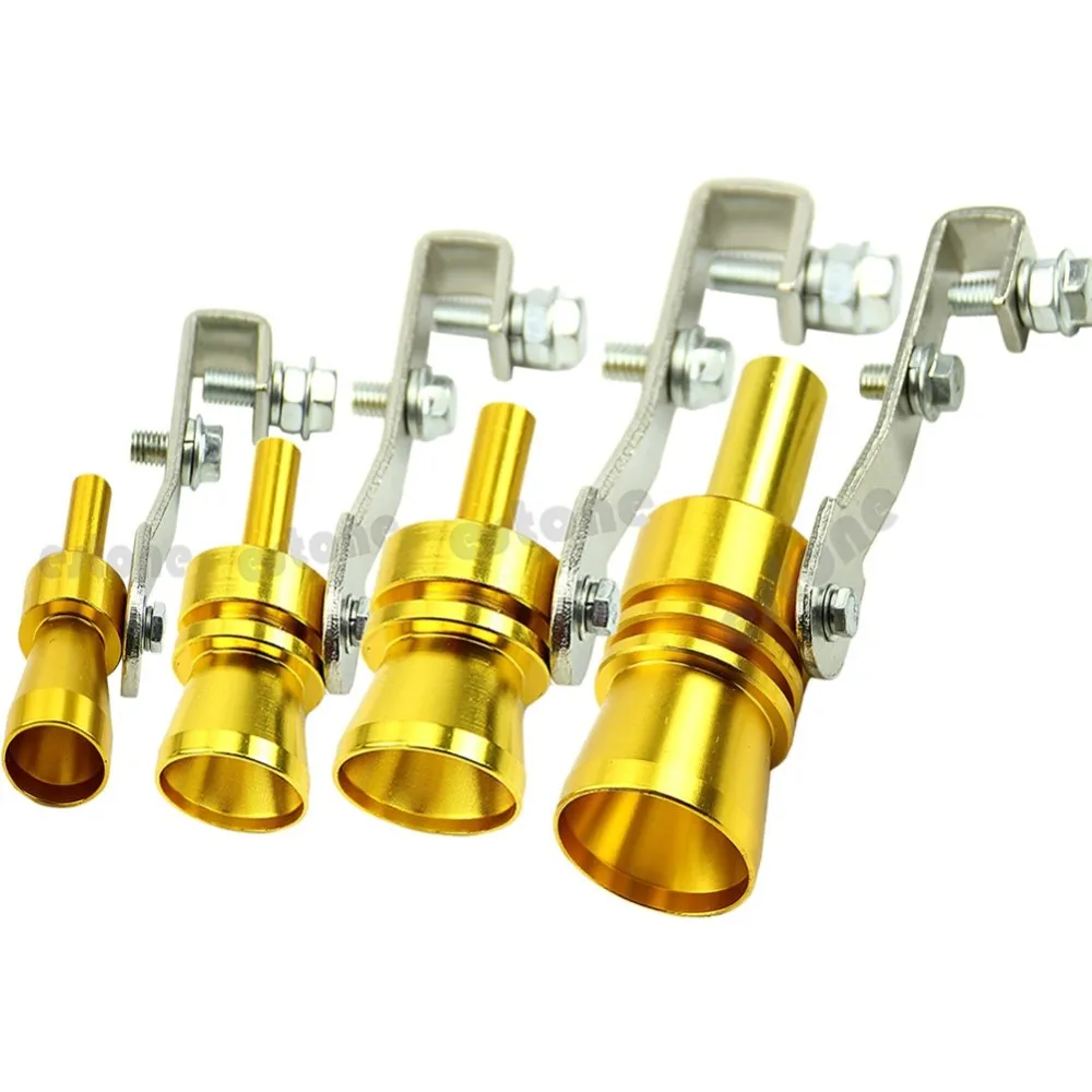 1 PC Universal coche Turbo silbato de sonido silenciador de tubo de escape soplado Vale BOV simulador silbato XL/L/ m/S tamaño C45