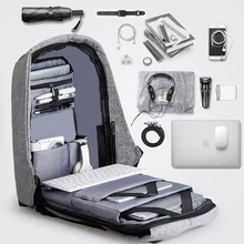 Multifunction USB charging Men 15inch Laptop Backpacks For Teenager Fashion Male Mochila Leisure Travel backpack Anti Theft Bag