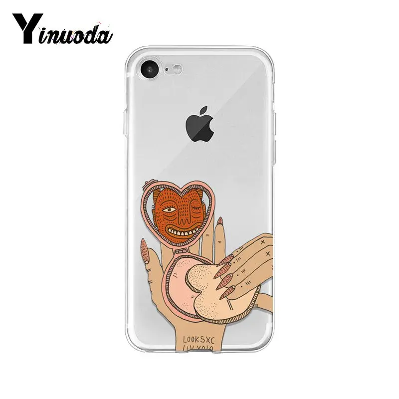 Yinuoda polly nor painting art Мультфильм уникальный дизайн, чехол для телефона для iPhone 8 7 6S Plus 5 5S SE XR X XS MAX 10 11 pro max