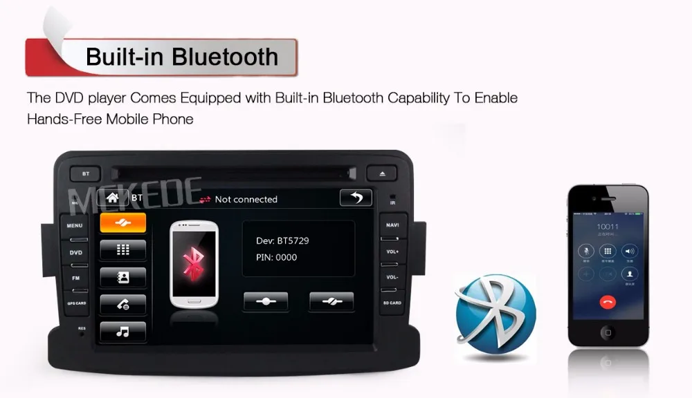 Cheap Free shipping! Touch screen Car dvd player radio audio for DUSTER Captur Lada Xray 2 Logan 2 GPS Navi BT RDS free MAP MIC RDS 26