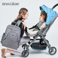 Insular Brand Diaper Bag Insulated Mummy Maternity Travel Backpack Nappy Bag Dot Style Multifunctional Baby Stroller Backpack coolbell brand baby diaper nappy bag with insulated pockets multifunctional mummy bag water resistant travel knapsack