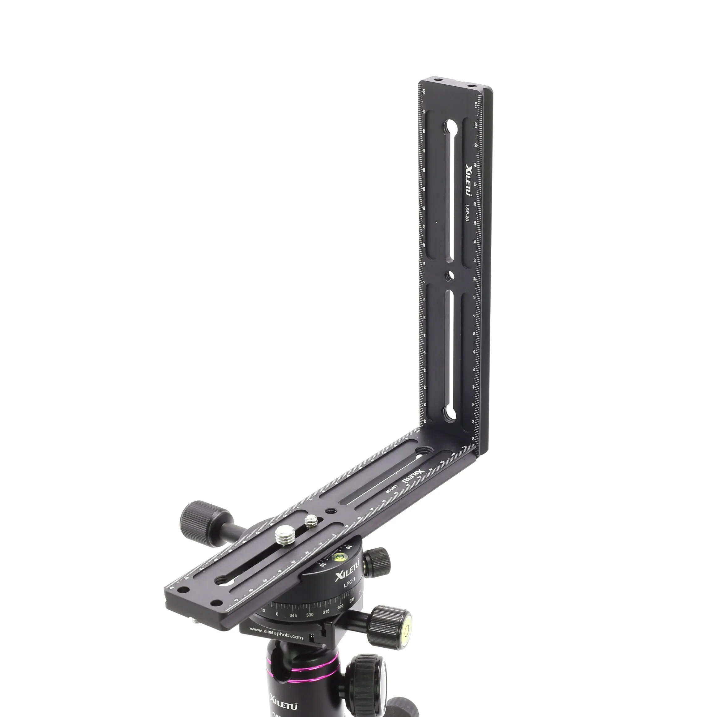 

XILETU LSP-20X2 2 Pieces of Camera Quick Loading Bracket Lengthen Plate For Arca Swiss Tripod Panoramic Tripod Head