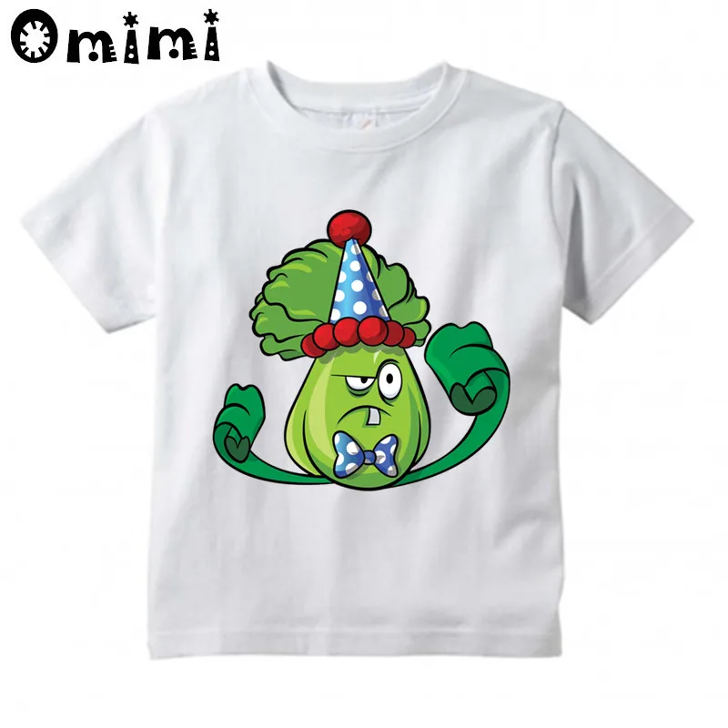 

Kids Plants vs Zombies GW Garden Warfare Printed Design Tops Boys/Girls Game Casual T Shirt Children T-Shirt, HKP3037