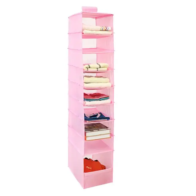 Home Hanging Clothes Storage Box Shelves Closet Cubby Home Hanging Clothes Storage Box Shelves Closet Cubby Sweater Handbag Organizer