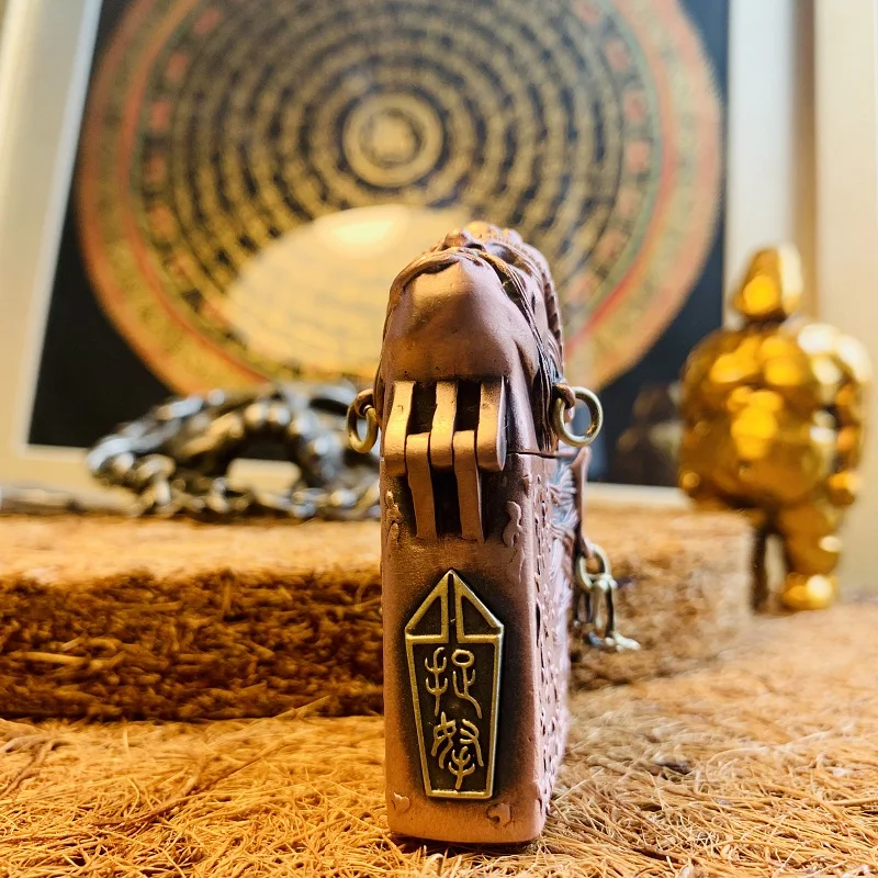 Китайская латунная масляная зажигалка, Мужская зажигалка в подарок