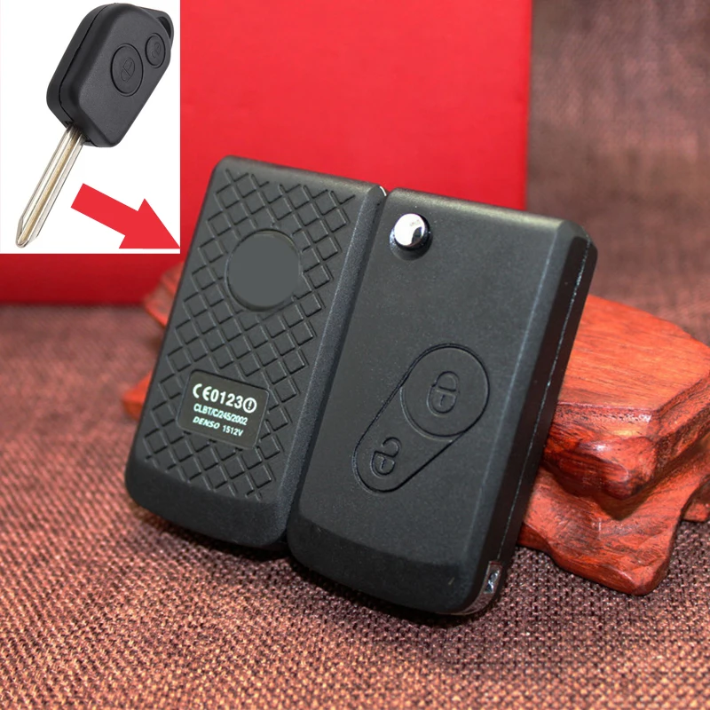 

Remodeling Flip Key Shell For Citroen 2 Buttons SX9 Blade Key