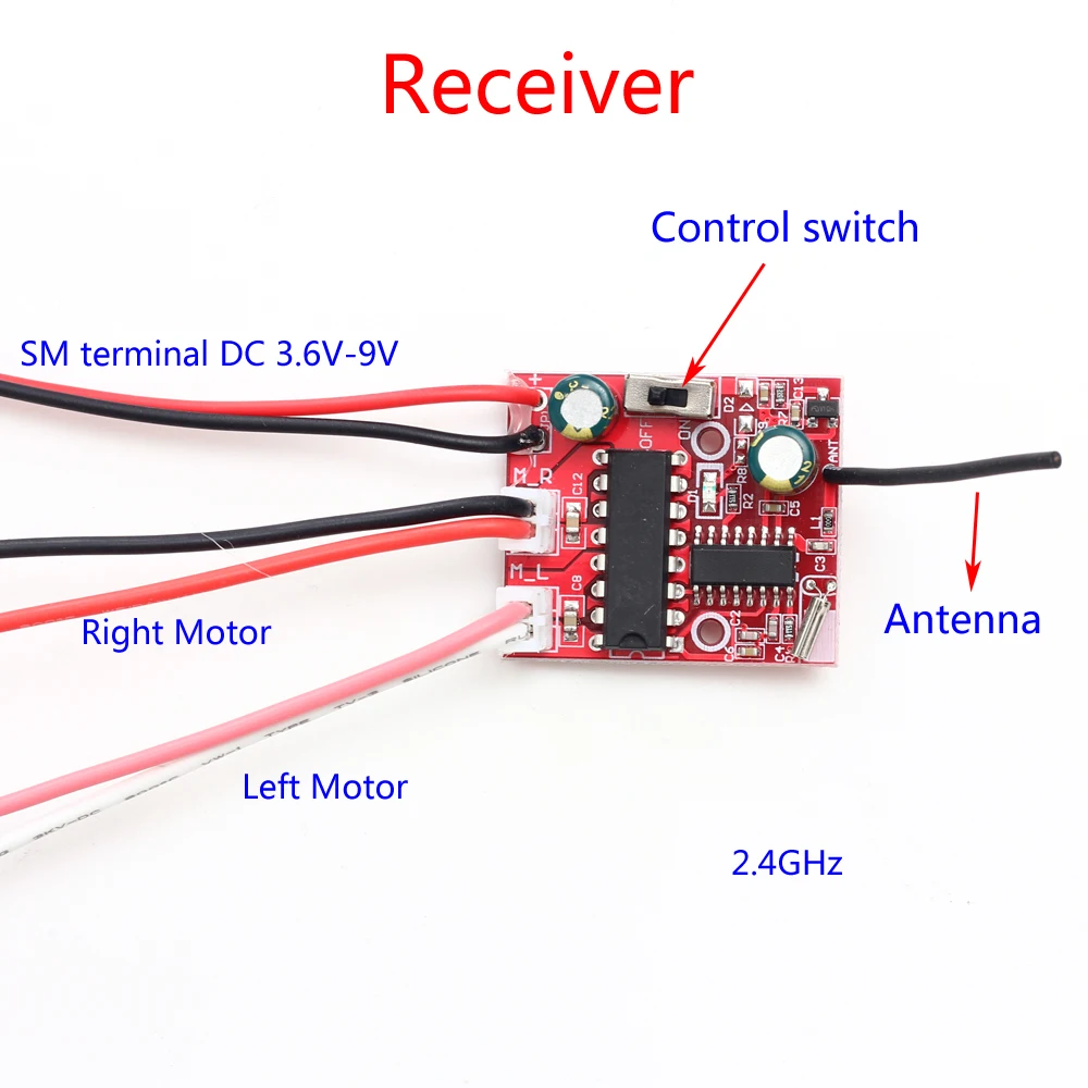 DIY 4-канальный 2,4G Беспроводной передатчик+ приемник модуль для системы дистанционного Управление автомобили комплект