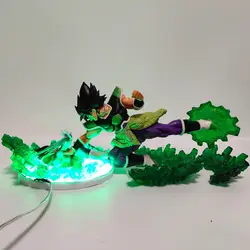 Lampara Dragon Ball фильм Broly против Вегета светодиодный ночник Dragon Ball Супер Lampara Broli аниме лампа изменение цвета с пультом дистанционного управления