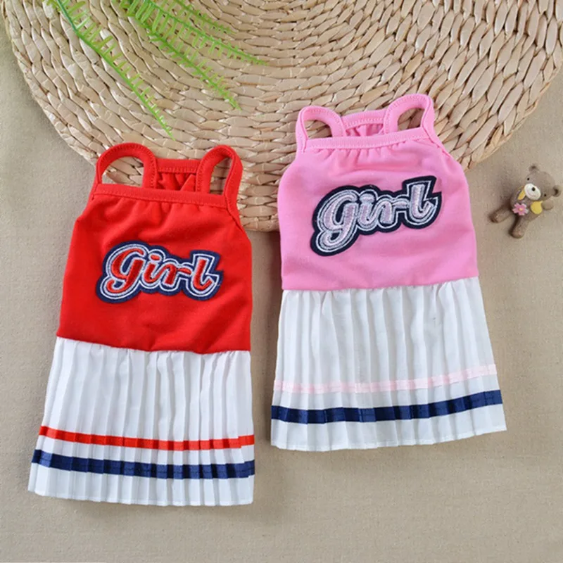 

Pet Dog Clothes Dress Sweety Fashion Princess Dress Small Medium Dogs Pet Accessories Teddy Puppy Soft Sexy Beach Dresses
