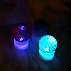 Светодио дный светодиодный светодио дный ночник светодиодный ночник вечерние для вечеринки декор цвет изменение изысканный хлопковый шар