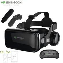 3D Glasses Box VR Headset Shinecon G04E Helmet Virtual Reality Goggles With Headphone PK BOBOVR Z4