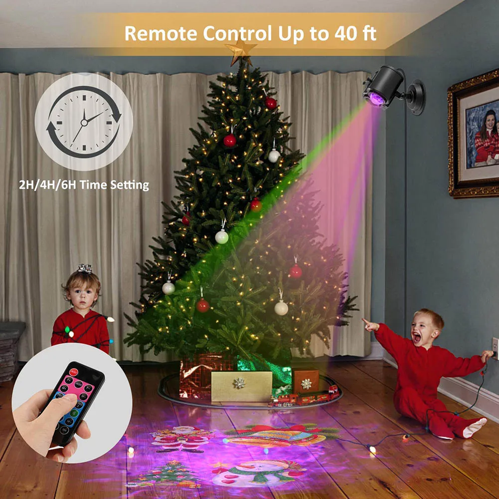 

Projector Light Ripple Ocean Light with 12 Slides Pattern Waterproof for Christmas Halloween Party SDF-SHIP