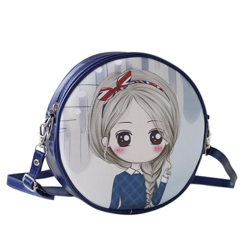 

New Cartoon Clutch Women Mini Crossbody Bag Printing PU Leather Female Shoulder Bags for Girls Children Sac A Main #13Sh31/9-2