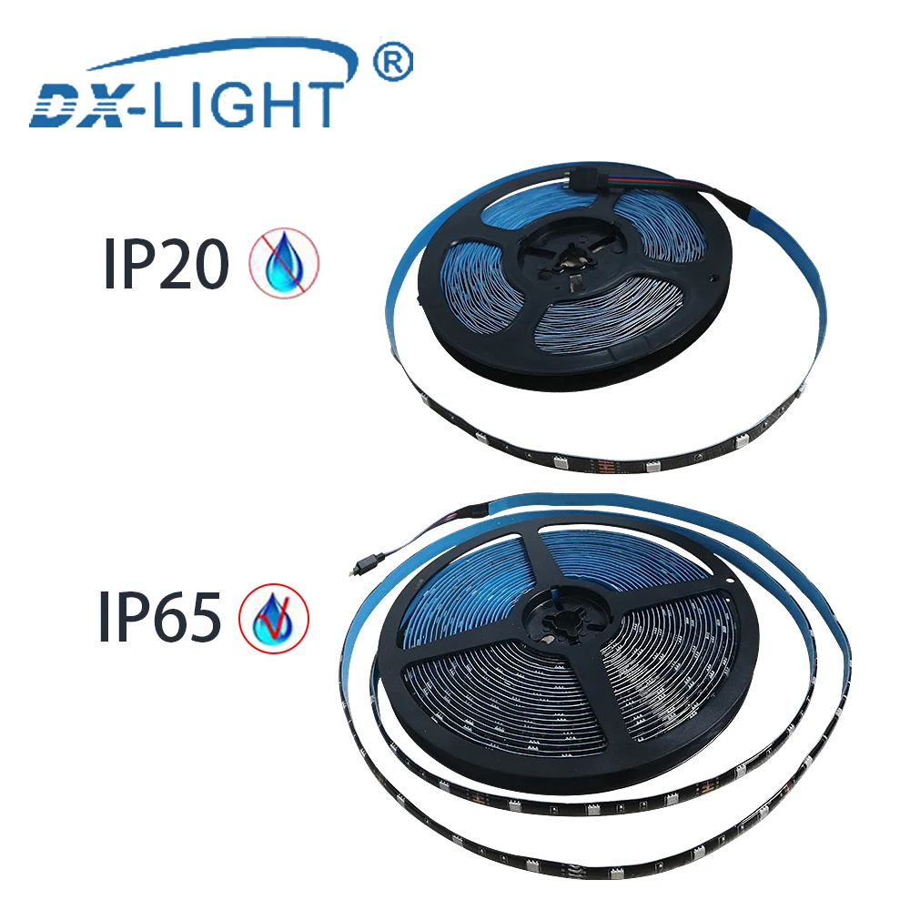 

5M 10M Wifi Music Control LED Strip Light DC12V SMD5050 Waterproof Flexible RGB Tape Ribbon Light IR/RF/WIFI Controller led lamp