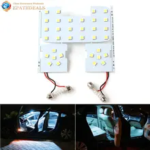 3pcs! White LED Auto Car Reading Interior Light Panel Dome Lamp For KIA RIO K2 2006-2012/Hyundai Solaris Accent