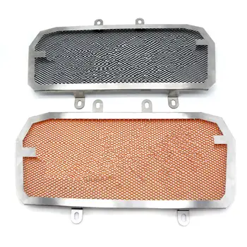 

Motorcycle Stainless Steel Radiator Guard Protector Grille Grill Cover for KTM Duke 390 2013 2014 2015 Duke 125 200 Orange