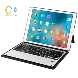 Чехол для IPad Pro 12,9 чехол Bluetooth 3,0 Алюминий клавиатура + PU авто сна Услуга чехол для Ipad гаджет Estuches a1670 A1584