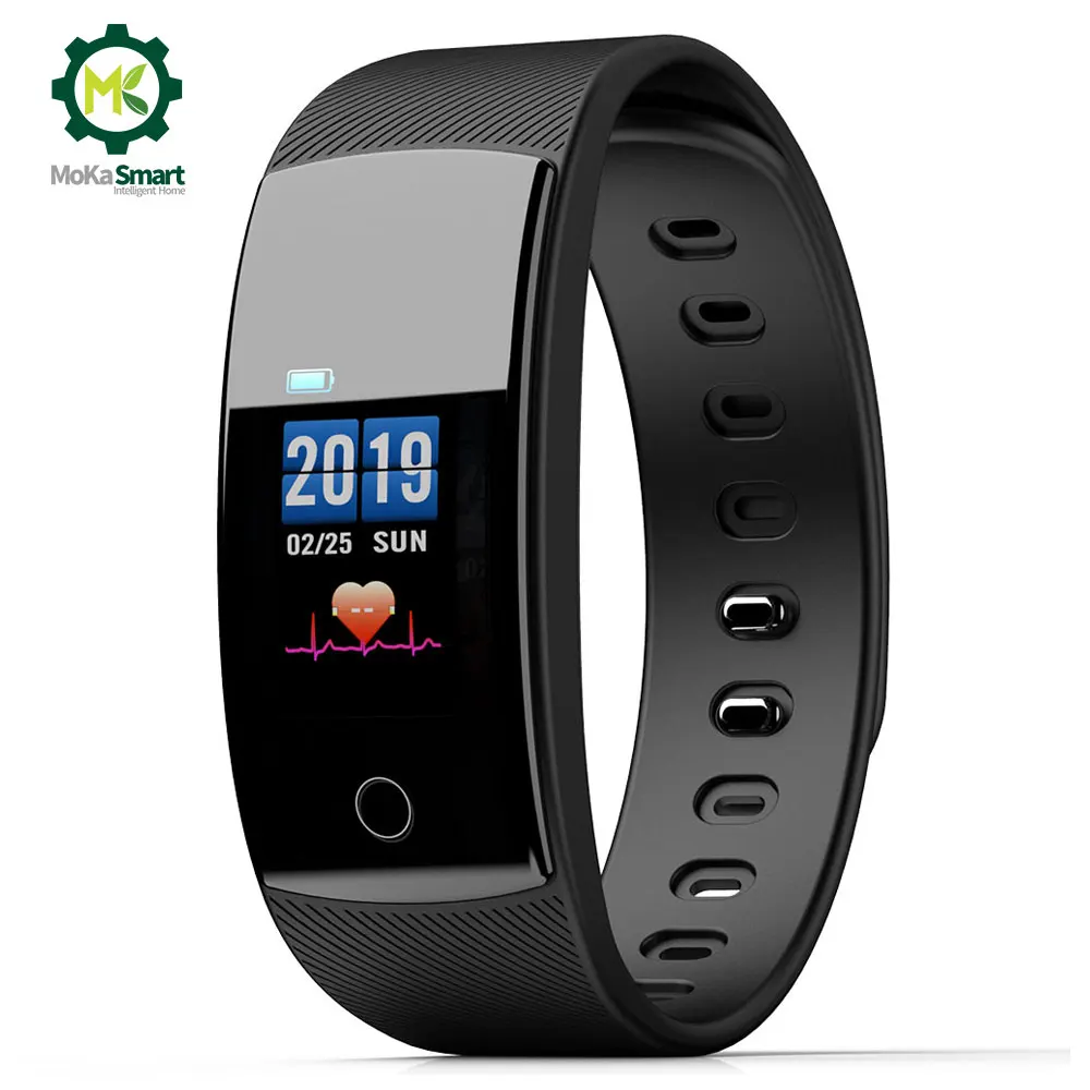 

MOKA Sport Wristband IP67 waterproof Smart Band Bracelet Fitness Activity Tracker Heart Rate Monitor Bluetooth for men women