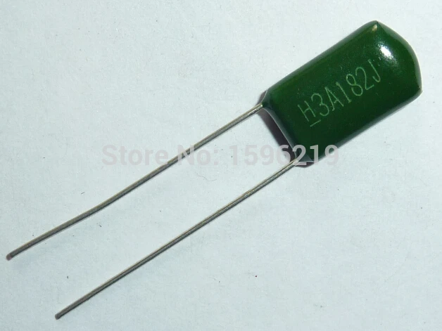 10 шт. Майларовый пленочный Конденсатор 1000 В 3A182J 1800pF 1.8nF 3A182 5% 1KV полиэфирный