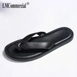 Мужская повседневная обувь из натуральной кожи сандалии летние кроссовки Для мужчин тапочки вьетнамки повседневная обувь пляжные