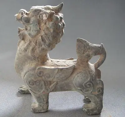 

zhaorui626++Collectible Decorated Old Bronze Handwork dragon kirin Statues
