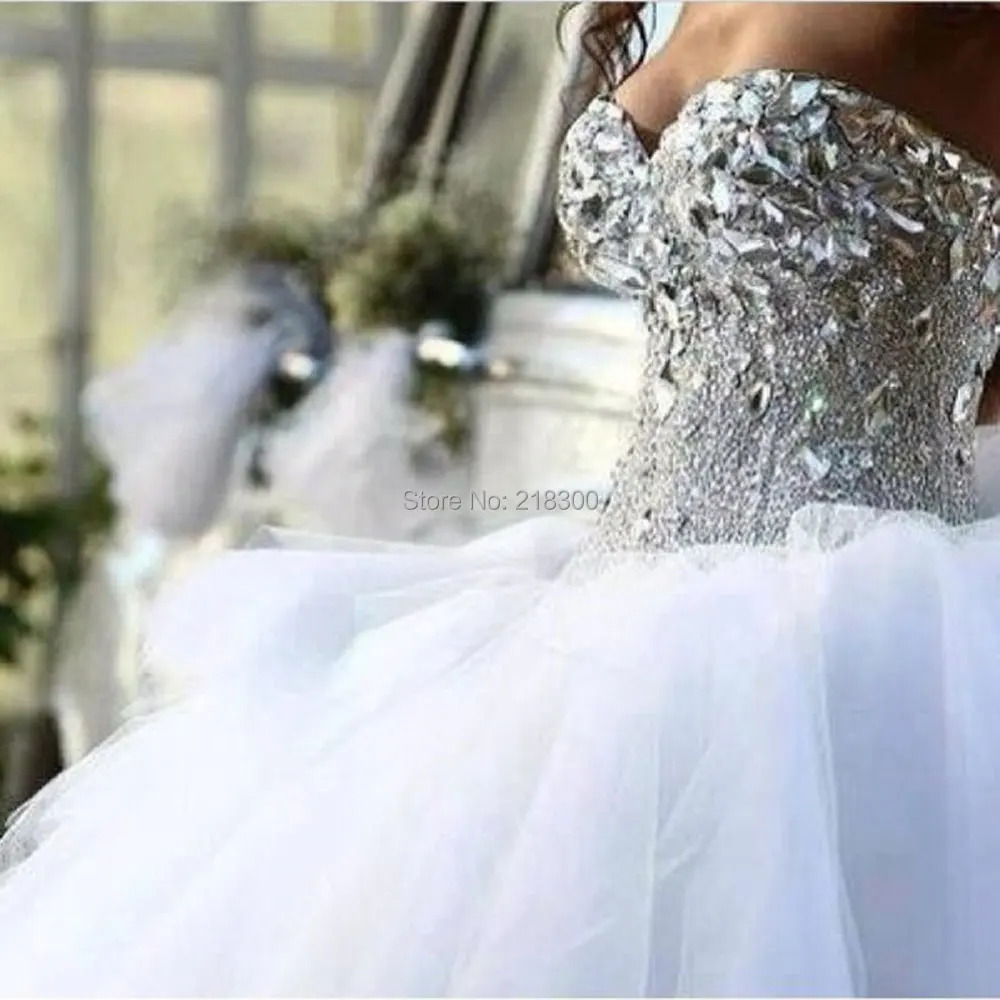 sparkly white prom dress