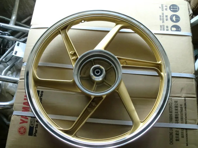 motorcycle soldier gold SDH125-49 steel front aluminum wheel yellow drum brake | Автомобили и мотоциклы