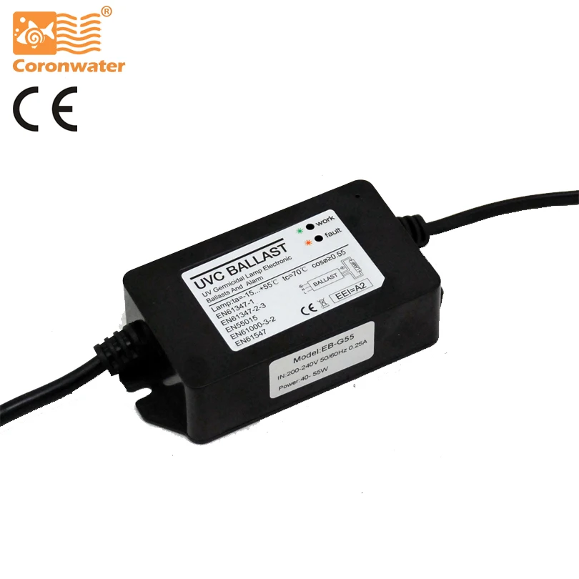 

Coronwater Water Filter UV Ballast 40W to 55W EB-G55-220