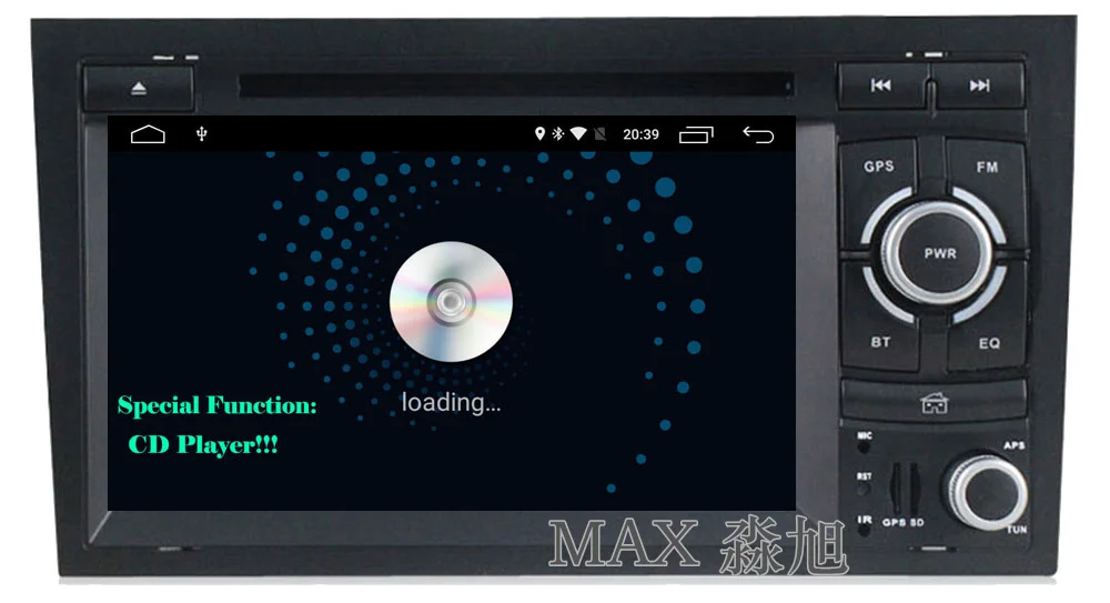 Perfect MAX For Audi A4 B6 B7 S4 2003-2011 Car Radio GPS Navigation System CD Player Bluetooth call/music SWC free map 4G Mirror Link 2