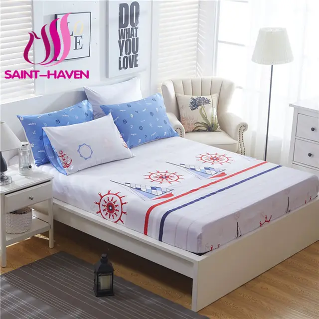 2017 100 Cotton Bed Sheets For Girls High Quality Fitted Sheet Queen