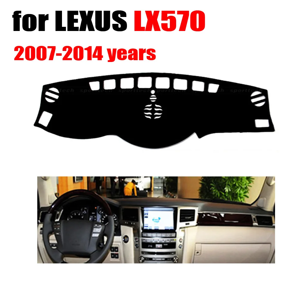 Car dashboard cover mat For LEXUS LX570 2007 2014 years Left hand drive