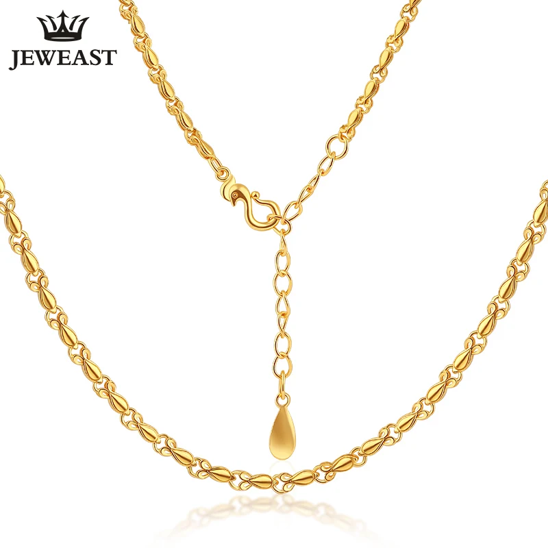 Buy XXX24K Pure Gold Necklace Real AU 999 Solid Gold