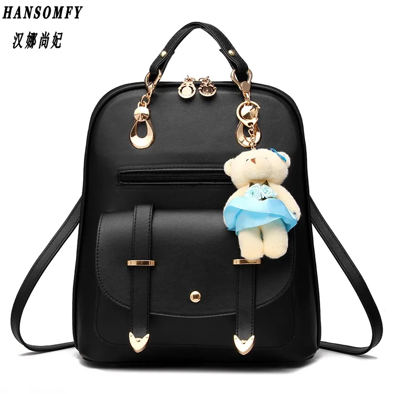 

100% Genuine leather Women backpack 2018 New Backpack spring and summer new students large size Korean women bag