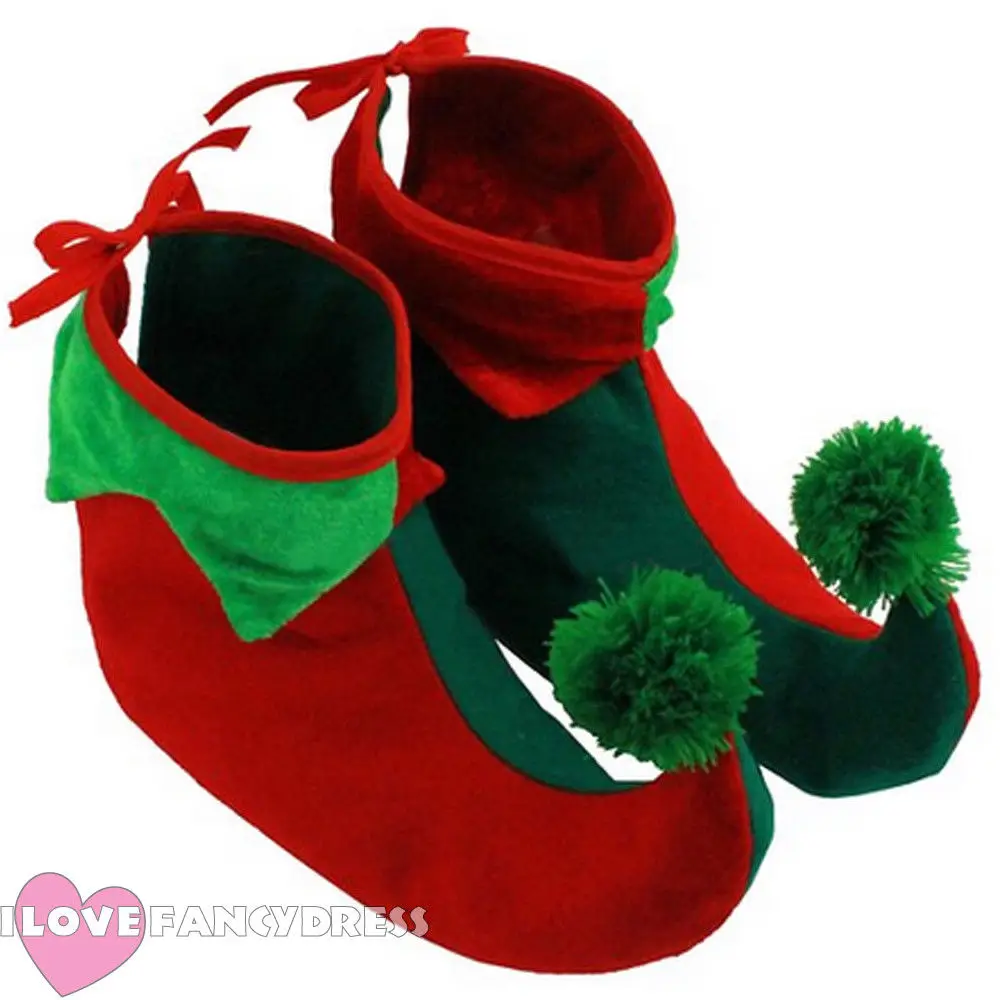 Cosplay&ware Adult Wearable Elf Boots Pom Pixie Shoes Christmas Party Red Green Fancydress Costume Xmas Fast -Cosplayware Store HTB10NsJXvfsK1RjSszgq6yXzpXa7.jpg