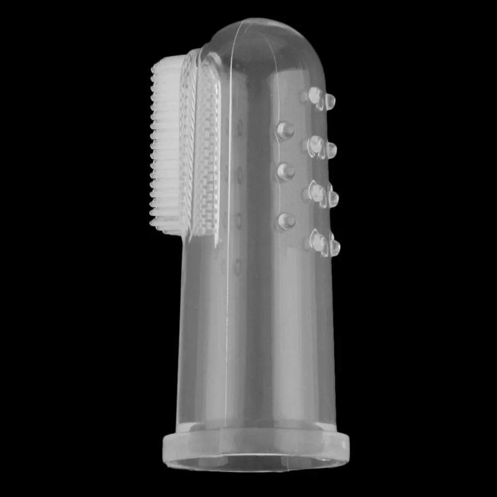 Baby Kids Silicone Finger Toothbrush Children Teeth Clear Gum Brush Infant Deciduous Tooth Brush Massage Children's Tooth Brush