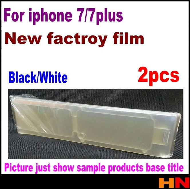 

2pcs for iPhone 7 7g plus Factory Film Plastic Seal Factory Screen Protector Film Black White