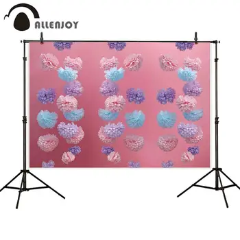Allenjoy ビニール写真スタジオの背景キノコ茶パーティーワンダーランド蝶背景 fotografia 写真紙