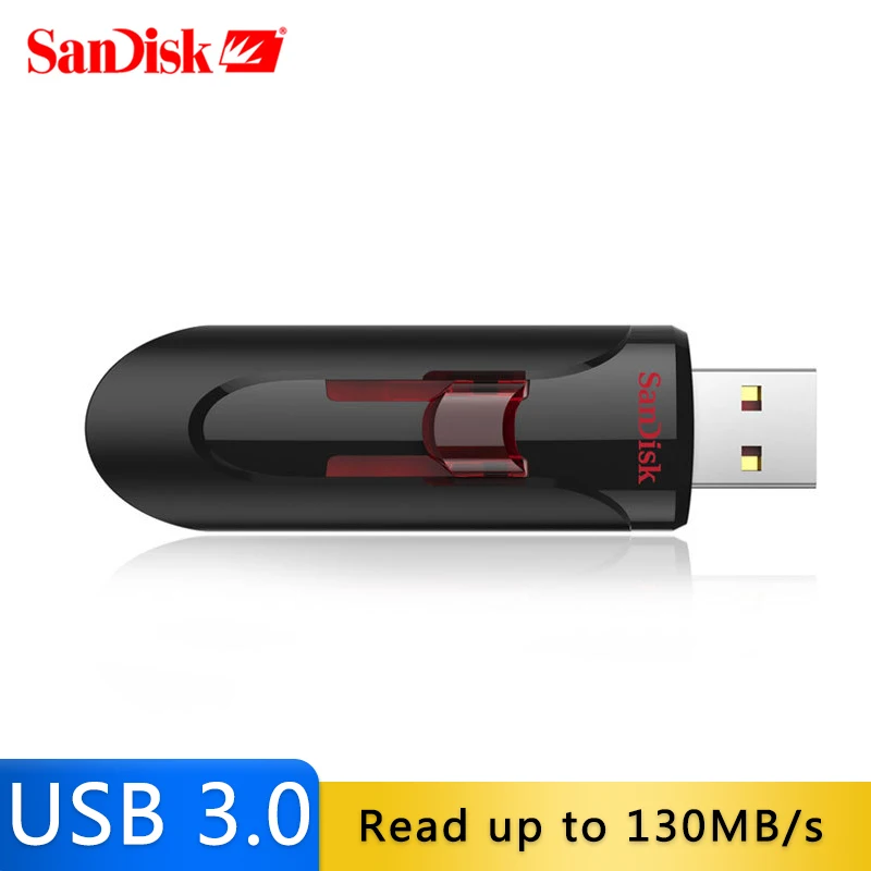 

SanDisk Cruzer Glide CZ600 usb3.0 Pen Drives 16GB 32GB Super Speed USB3.0 Flash Drive 128GB USB 3.0 Pendrive 64GB U Disk