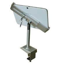 Настольная Противоугонная Подставка для планшета из алюминиевого сплава с замком вращающийся держатель для планшетов для iPad Air Mini Pro 7-13 дюймов