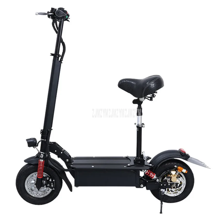 Perfect 48V 50AH 11 inch Wheel Foldable Adult Electric Scooter Adult Mini Electric Bicycle Instead Of Walking Bike Ebike Mileage 150km 2