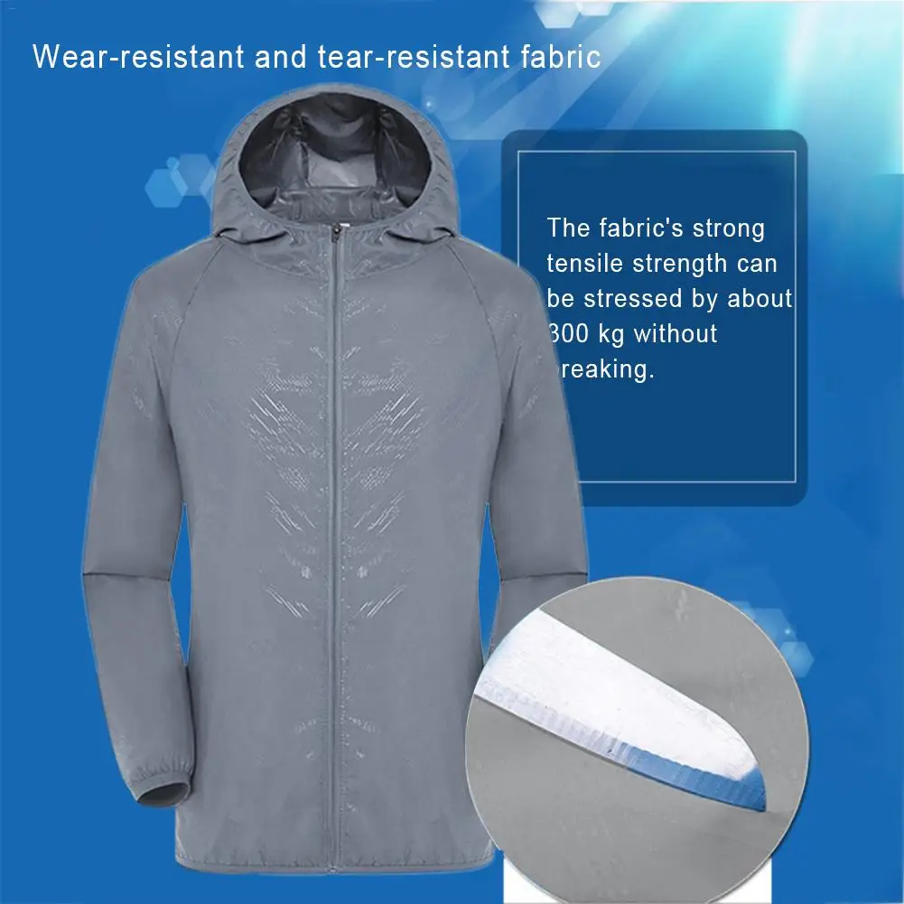 Roupa de Refrigeração Inteligente de Três Velocidades do Serviço do Condicionamento de ar do Verão Terno do Condicionamento de ar de Usb com o Ventilador Conjunto Proteção Wear uv 14 Cheap Jaq. caminhada