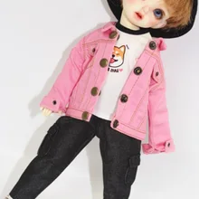 Одежда для куклы подходит 27-30 см 1/6 BJD YOSD кукла повседневный костюм джинсовая куртка футболка брюки