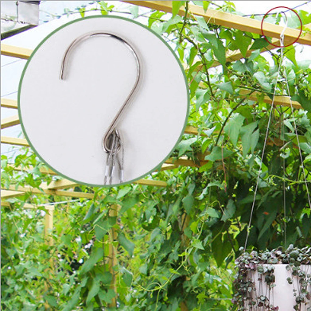 Hanging Plastic Self - Watering Flower Pot Succulent Pot With Chain Hook Flower Pots for Home Furnishing Decoration